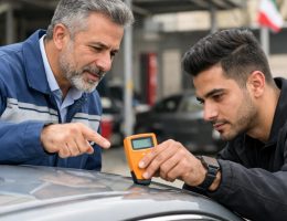 آموزش عملی کارشناسی خودرو و بررسی فنی با دستگاه دیاگ در محیط کارگاهی