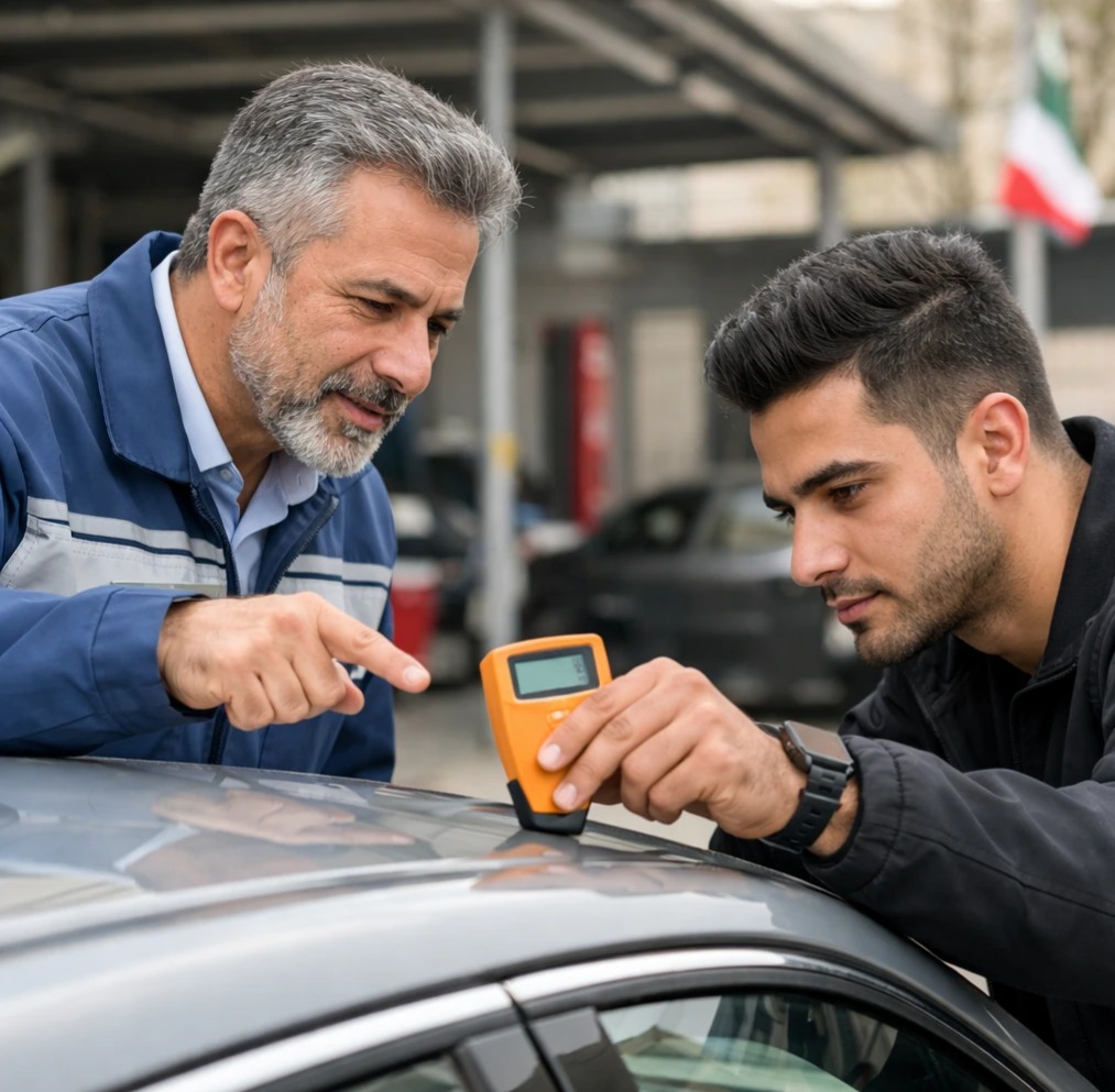آموزش عملی کارشناسی خودرو و بررسی فنی با دستگاه دیاگ در محیط کارگاهی