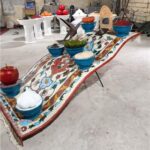 المان هفت سین فایبرگلاس/طراحی و ساخت سفارشی سازه نوروزی شهری