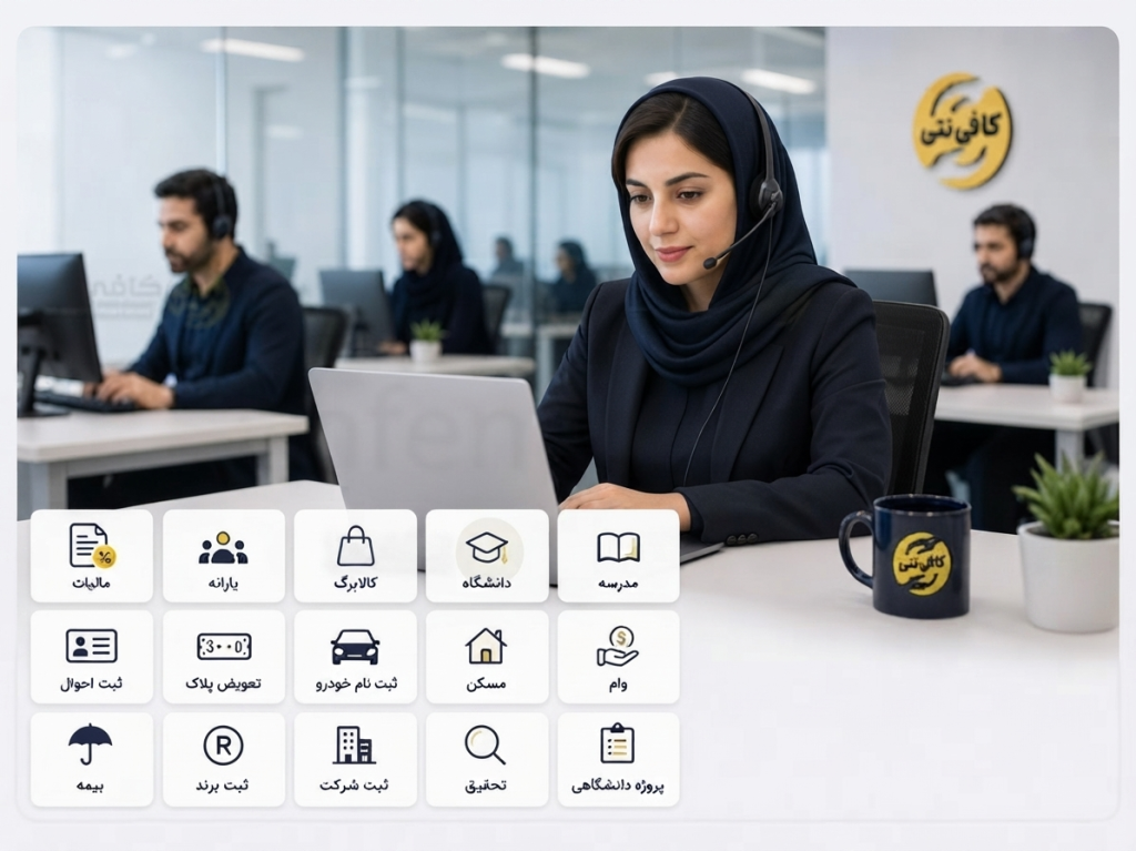 تشکيل پرونده مالياتی در مايتکس با کافی نتی