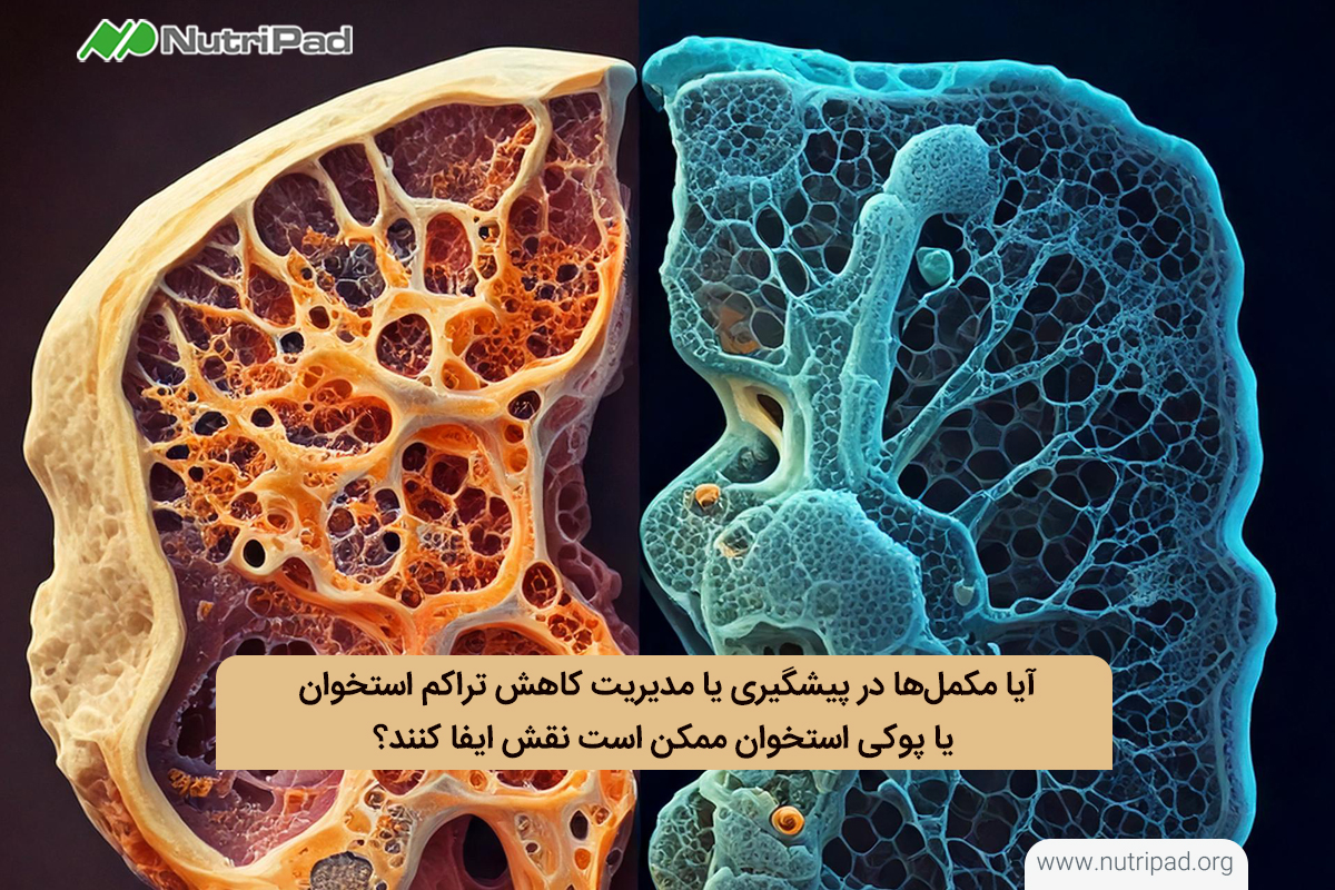 نقش مکمل ها در پیشگیری و درمان پوکی استخوان چیست؟
