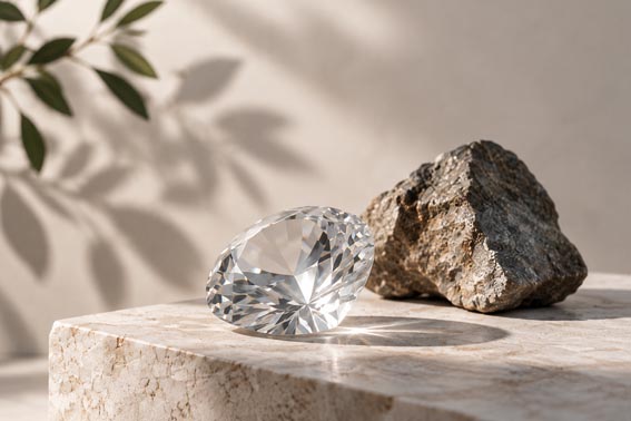 بررسی تفاوت سنگ طبیعی و گوهر تراش خورده در فرآیند گوهرشناسی