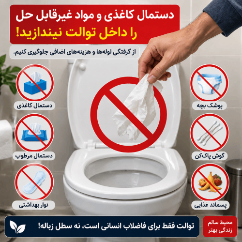 چگونه از بالا آمدن آب حمام جلوگیری کنیم؟